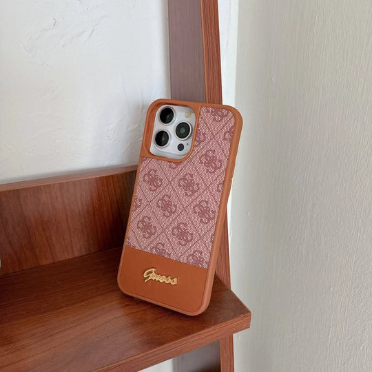 Stylish Lux Monogram Phone Cases in Assorted Colors