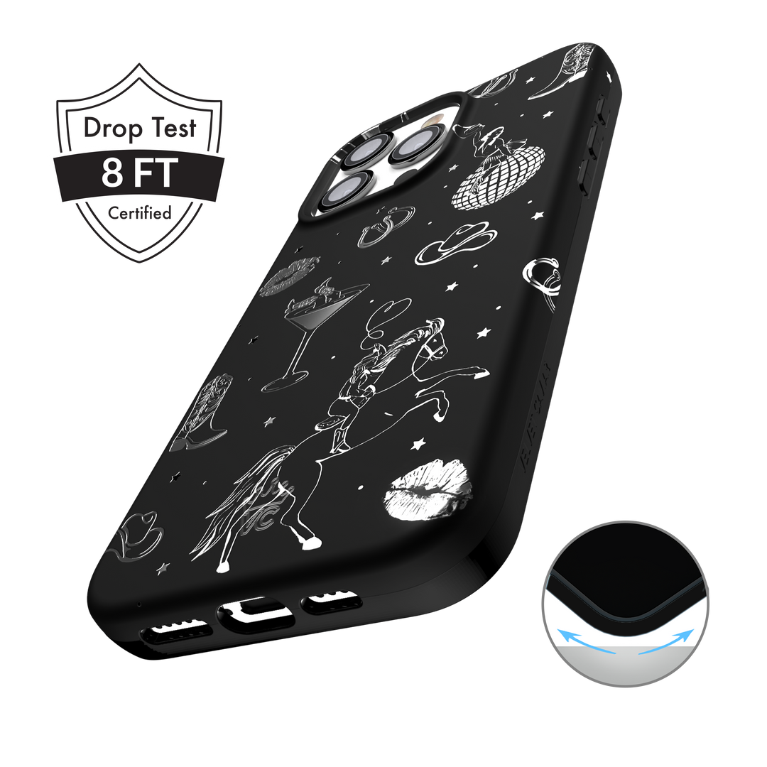 Disco Cowgirl iPhone Case – Trendy Protective Phone Cover