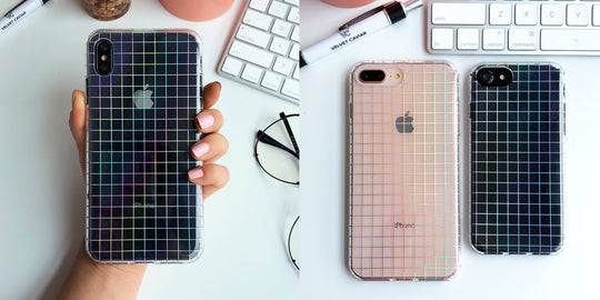 Off The Grid Holo iPhone Case – Luxury Aesthetic Phone Cover