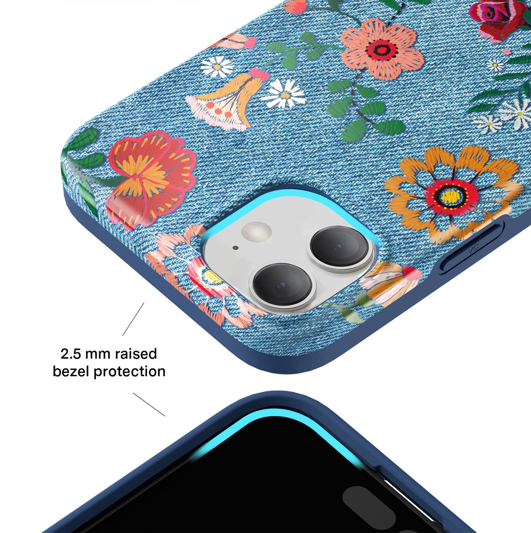 Groovy Floral iPhone Case – Luxury Aesthetic Phone Cover