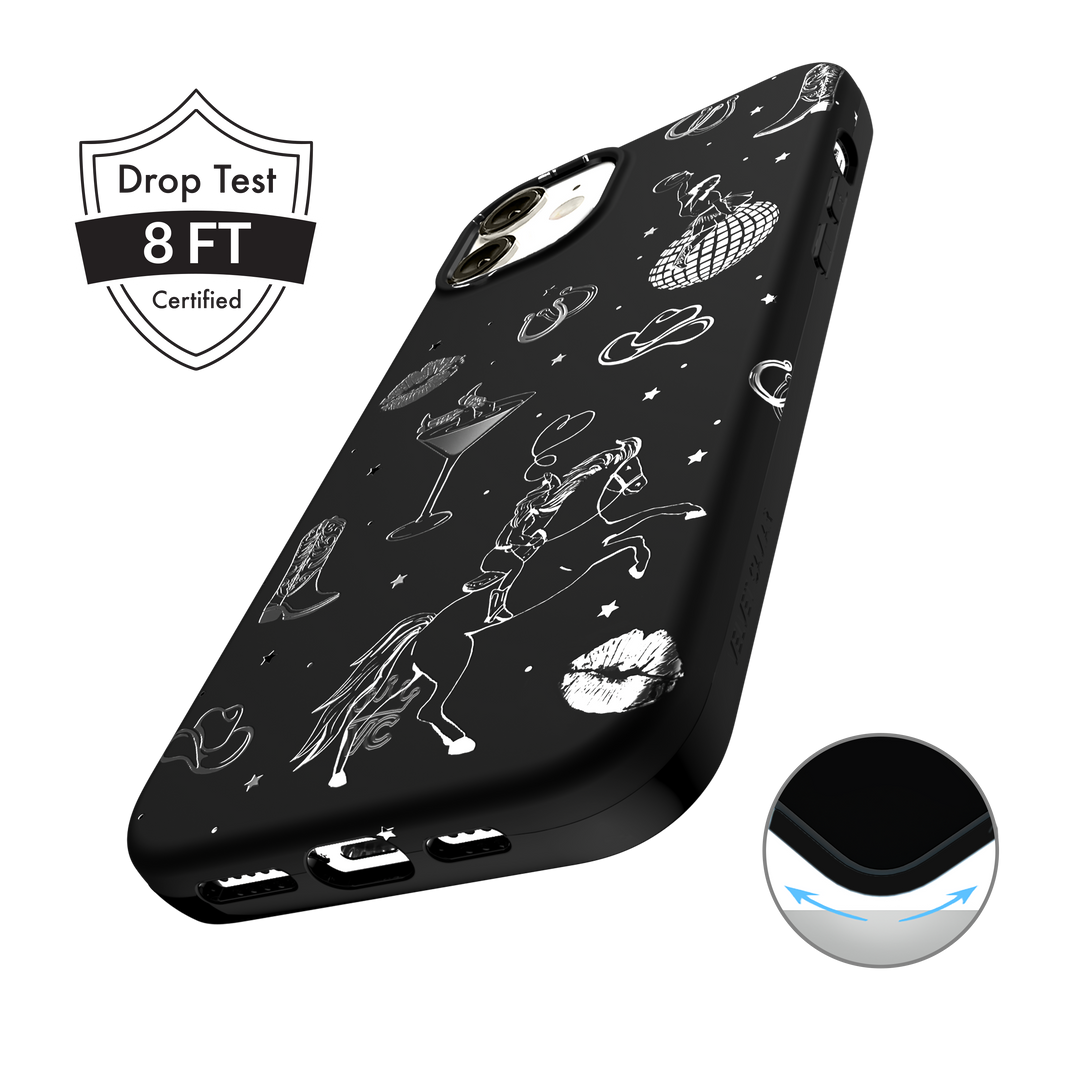 Disco Cowgirl iPhone Case – Trendy Protective Phone Cover