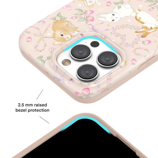 Bunnies & Bows iPhone Case – Trendy Protective Phone Cover