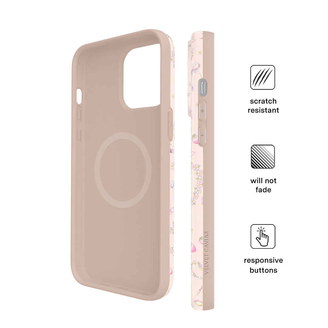 Bunnies & Bows iPhone Case – Trendy Protective Phone Cover