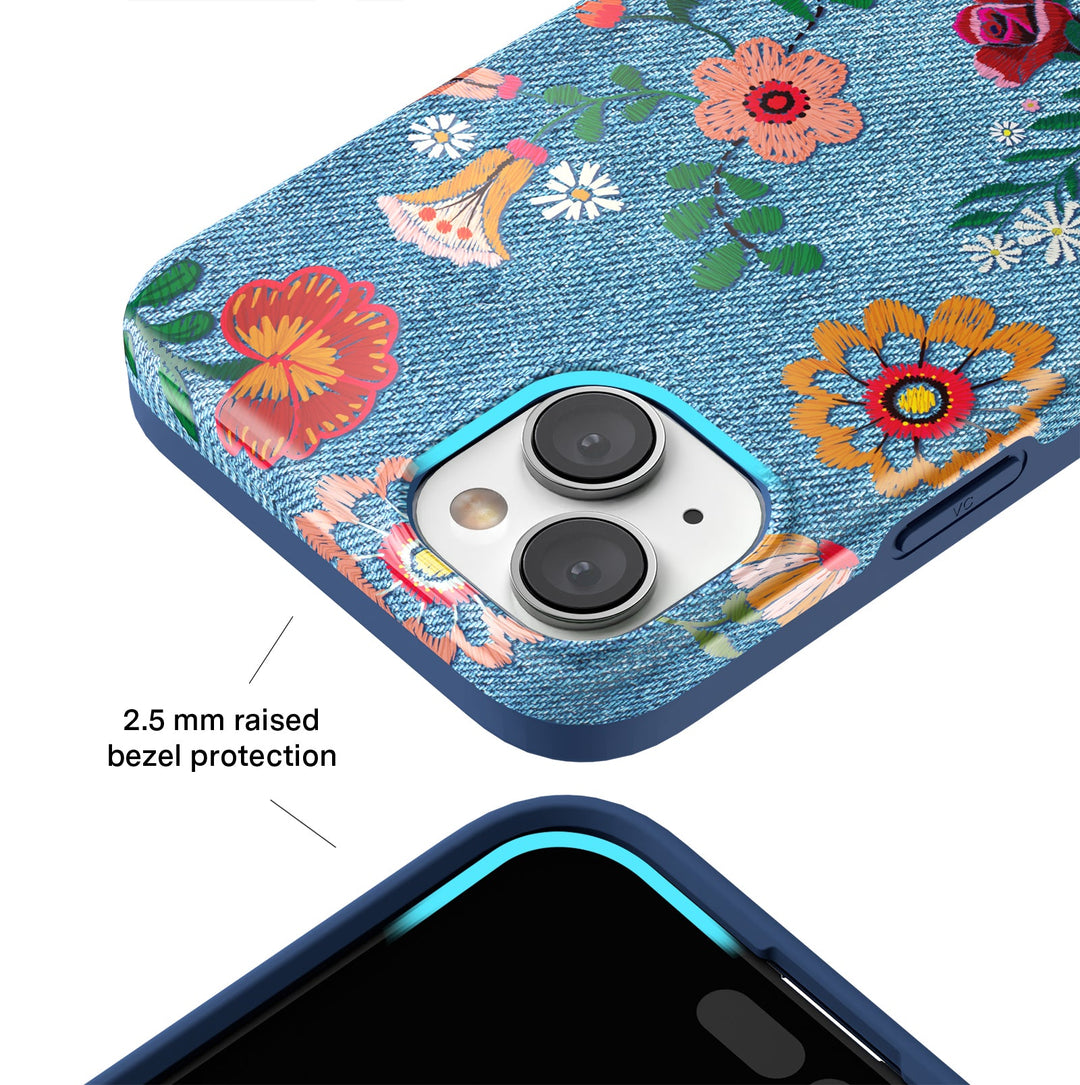 Groovy Floral iPhone Case – Luxury Aesthetic Phone Cover