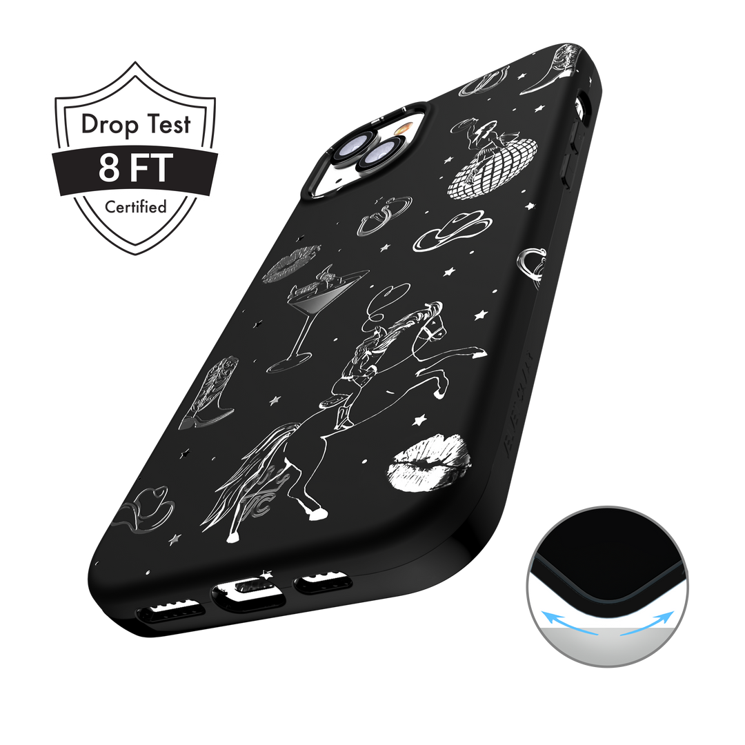 Disco Cowgirl iPhone Case – Trendy Protective Phone Cover