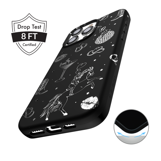 Disco Cowgirl iPhone Case – Trendy Protective Phone Cover