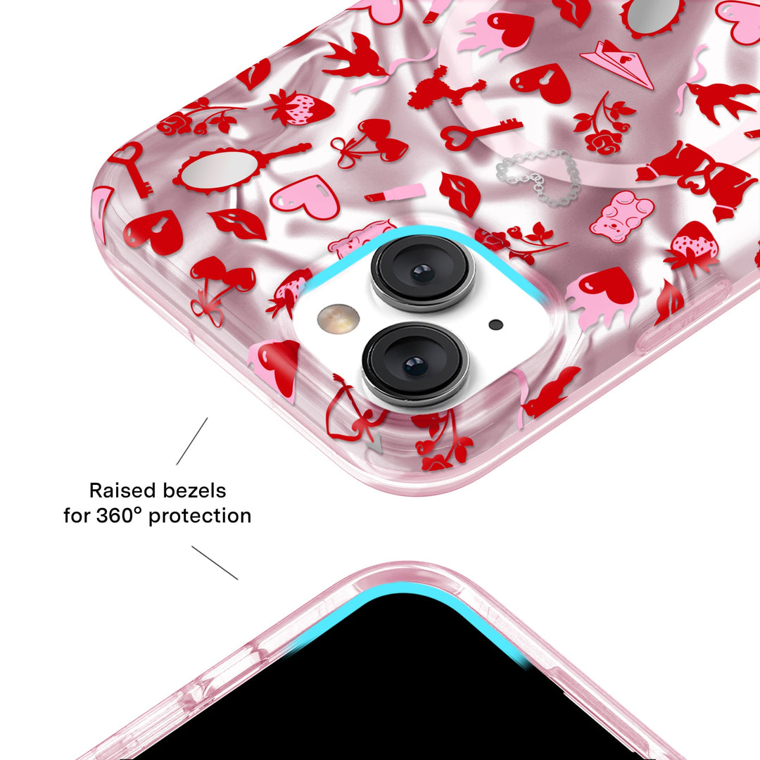 Lover Girl Holo iPhone Case – Luxury Aesthetic Phone Cover