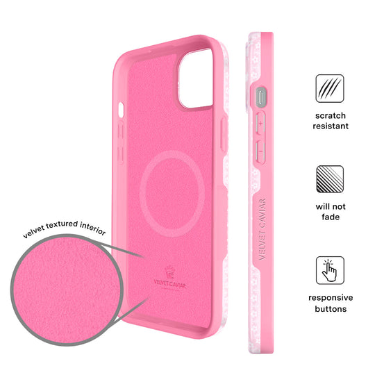 Strawberry Macaron iPhone Case – Chic Designer-Style Phone Cover
