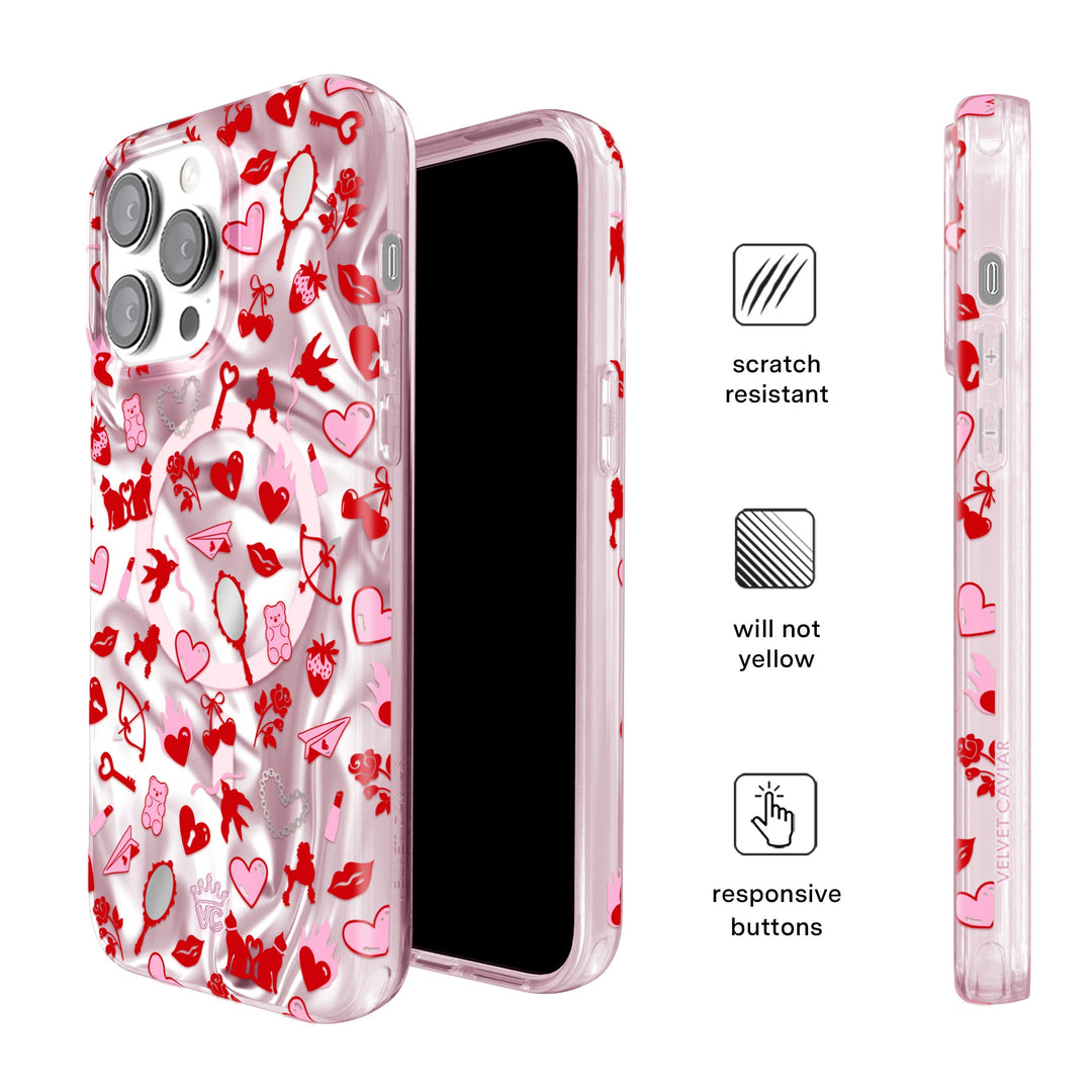 Lover Girl Holo iPhone Case – Luxury Aesthetic Phone Cover