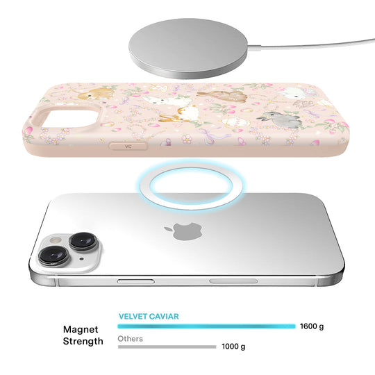 Bunnies & Bows iPhone Case – Trendy Protective Phone Cover