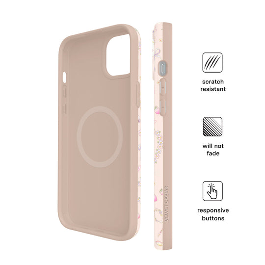Bunnies & Bows iPhone Case – Trendy Protective Phone Cover