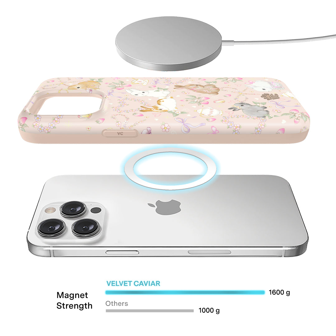 Bunnies & Bows iPhone Case – Trendy Protective Phone Cover