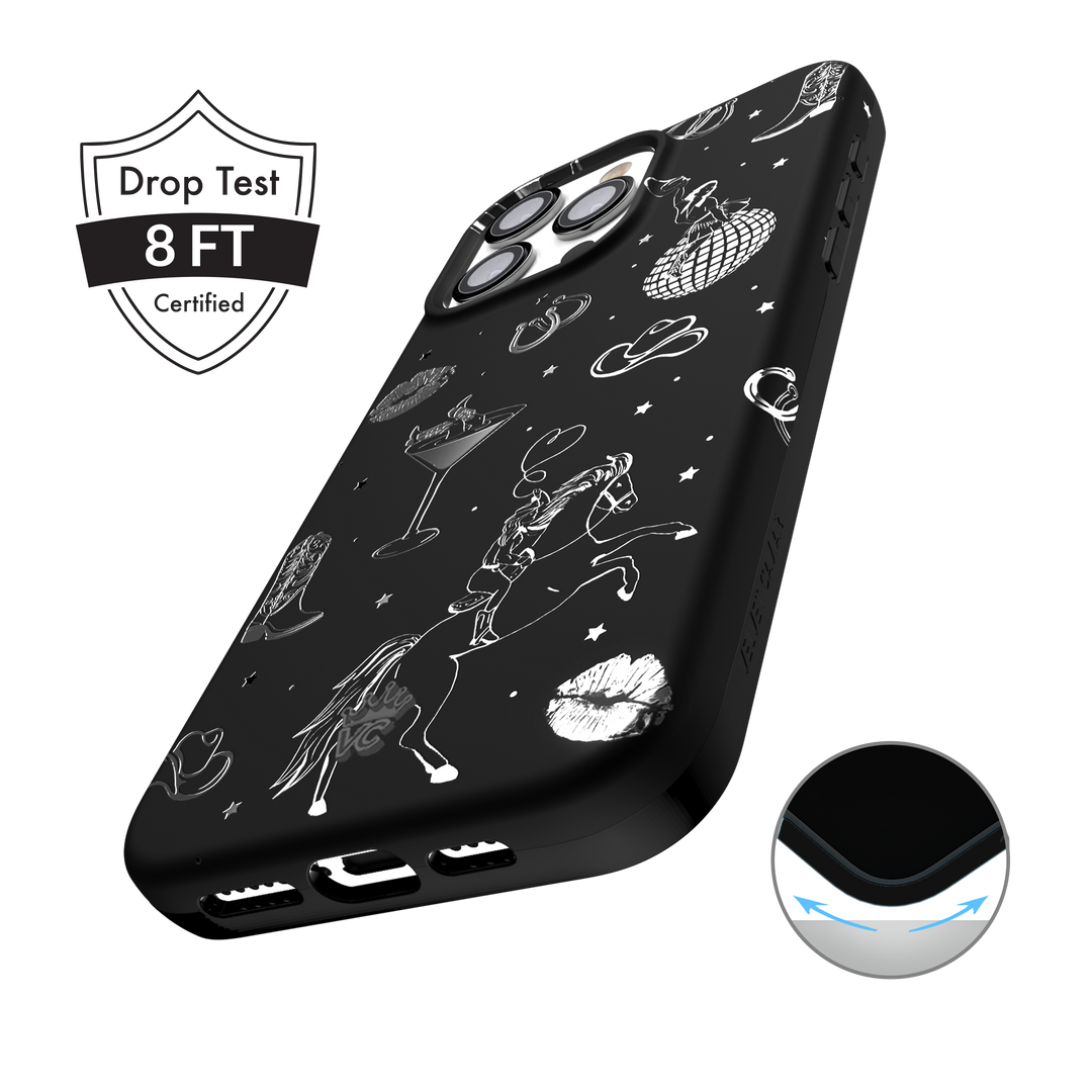 Disco Cowgirl iPhone Case – Trendy Protective Phone Cover