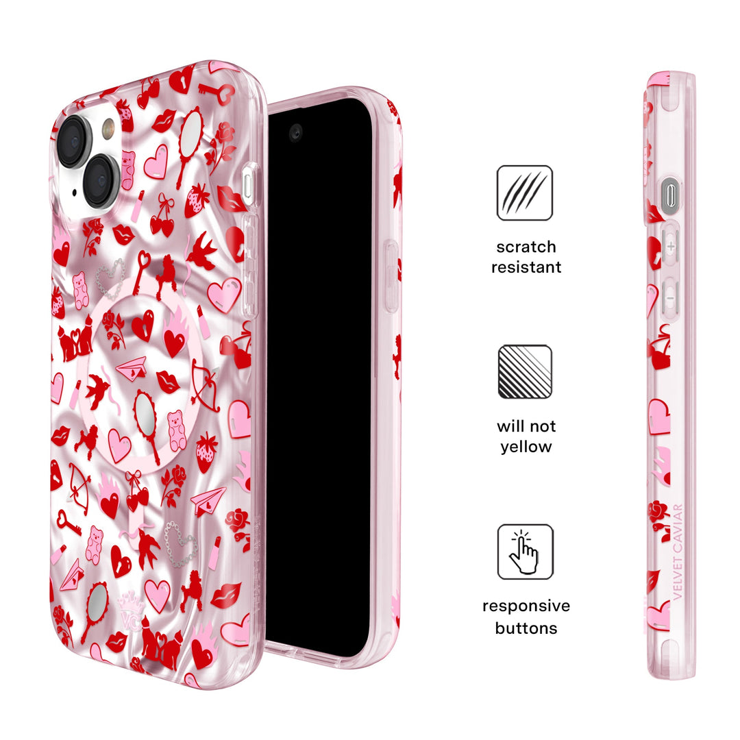 Lover Girl Holo iPhone Case – Luxury Aesthetic Phone Cover