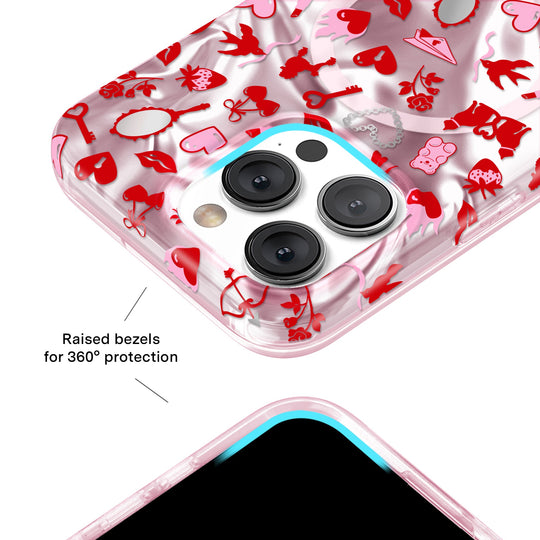 Lover Girl Holo iPhone Case – Luxury Aesthetic Phone Cover