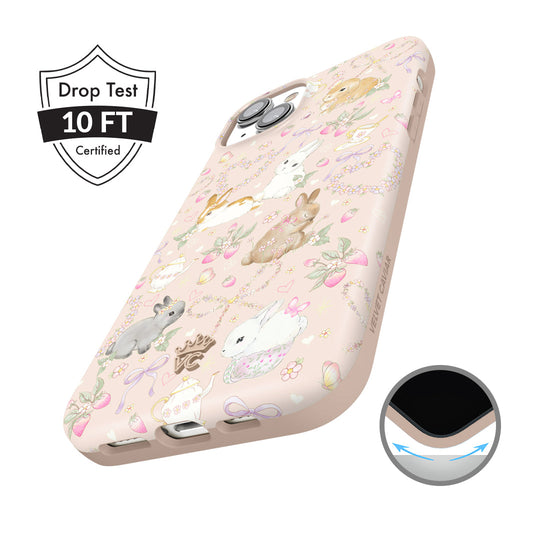Bunnies & Bows iPhone Case – Trendy Protective Phone Cover