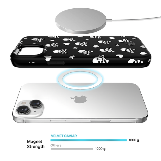 Chrome Skulls iPhone Case – Aesthetic Shockproof Phone Cover