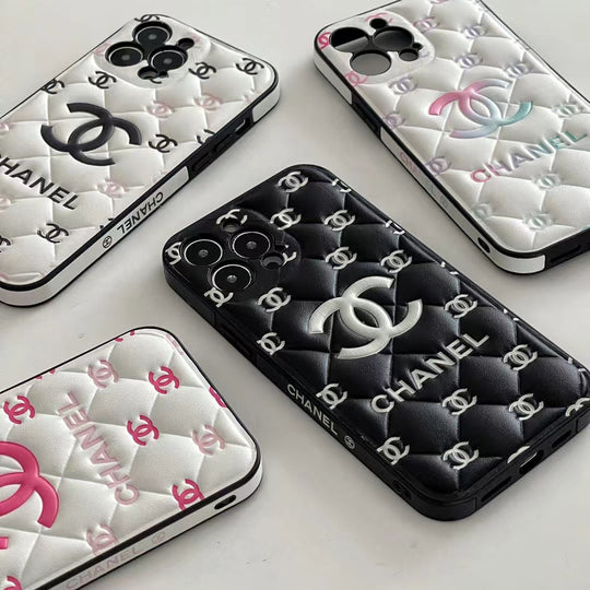 Embossed iPhone Case: Classic Luxury Design