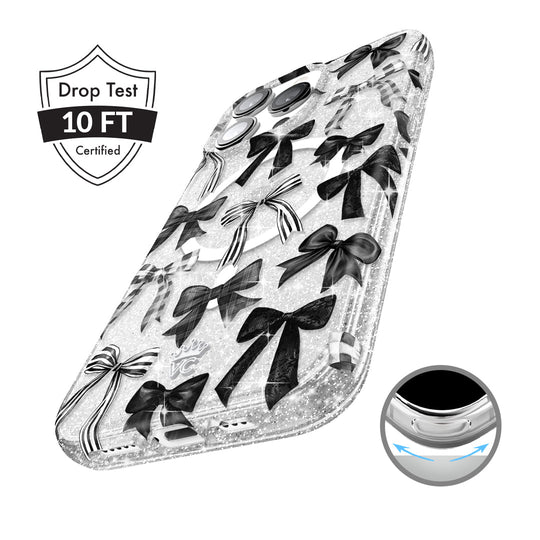 Gothic Bows iPhone Case – Trendy Protective Phone Cover