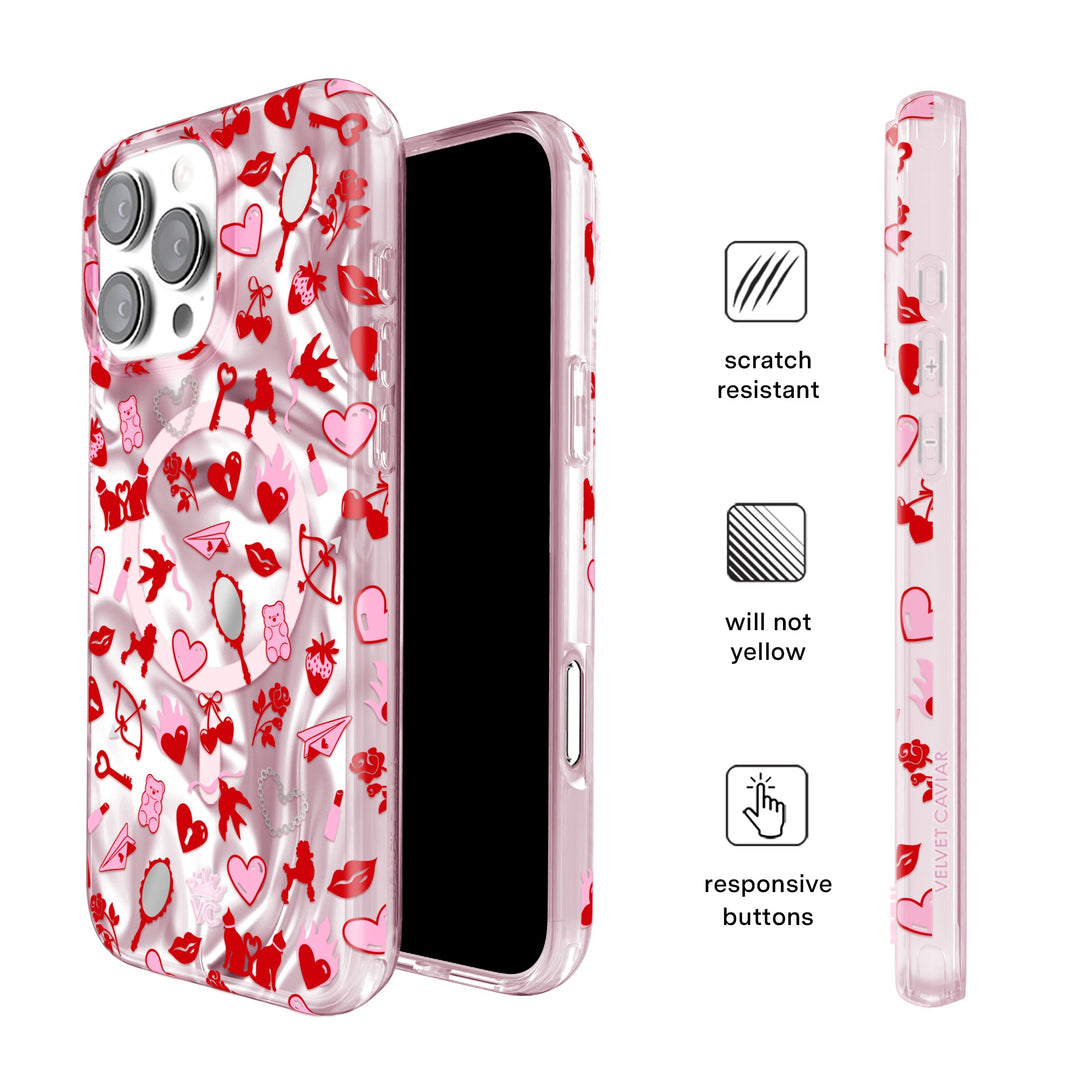 Lover Girl Holo iPhone Case – Luxury Aesthetic Phone Cover