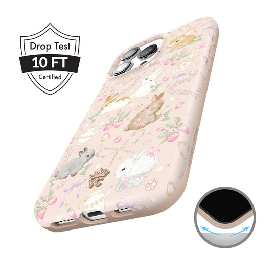 Bunnies & Bows iPhone Case – Trendy Protective Phone Cover
