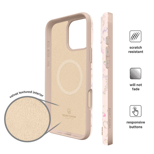 Bunnies & Bows iPhone Case – Trendy Protective Phone Cover