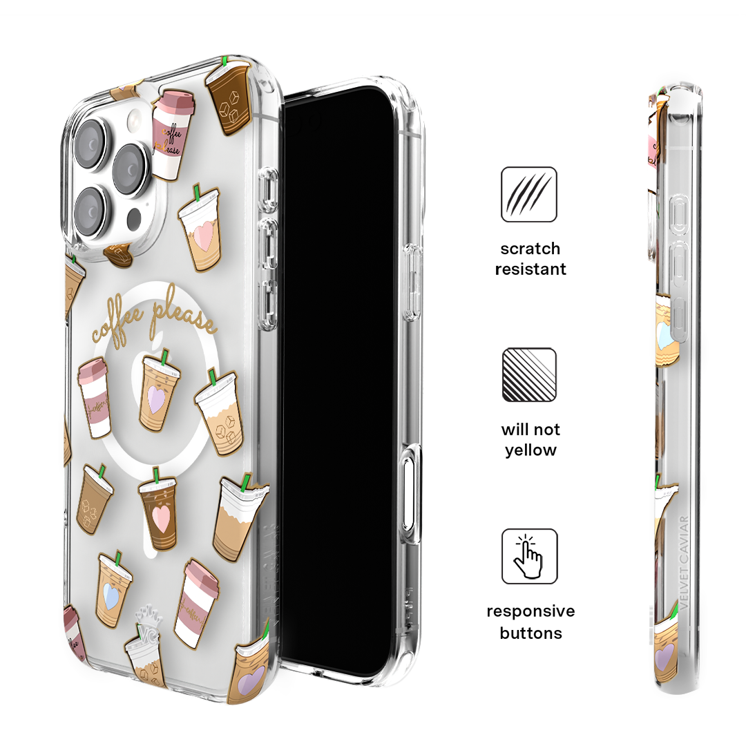 Coffee First iPhone Case – Stylish Slim Phone Cover