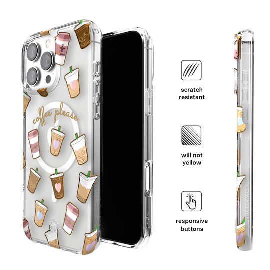 Coffee First iPhone Case – Stylish Slim Phone Cover