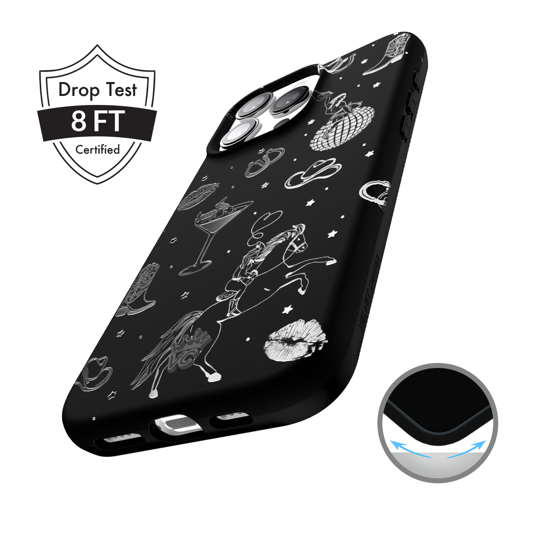Disco Cowgirl iPhone Case – Trendy Protective Phone Cover