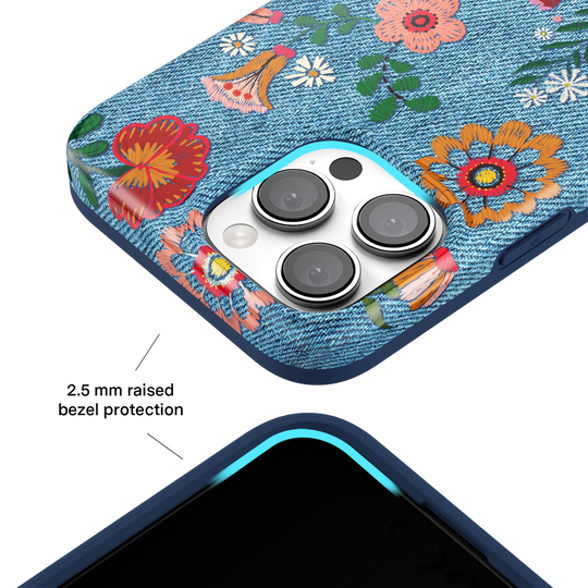 Groovy Floral iPhone Case – Luxury Aesthetic Phone Cover