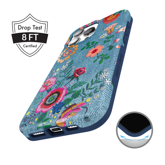 Groovy Floral iPhone Case – Luxury Aesthetic Phone Cover