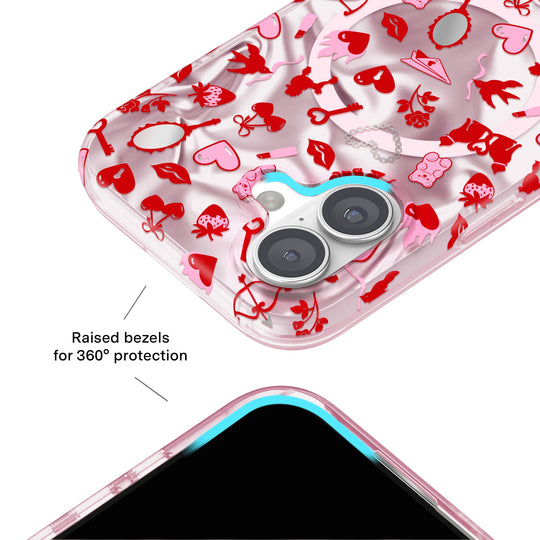 Lover Girl Holo iPhone Case – Luxury Aesthetic Phone Cover