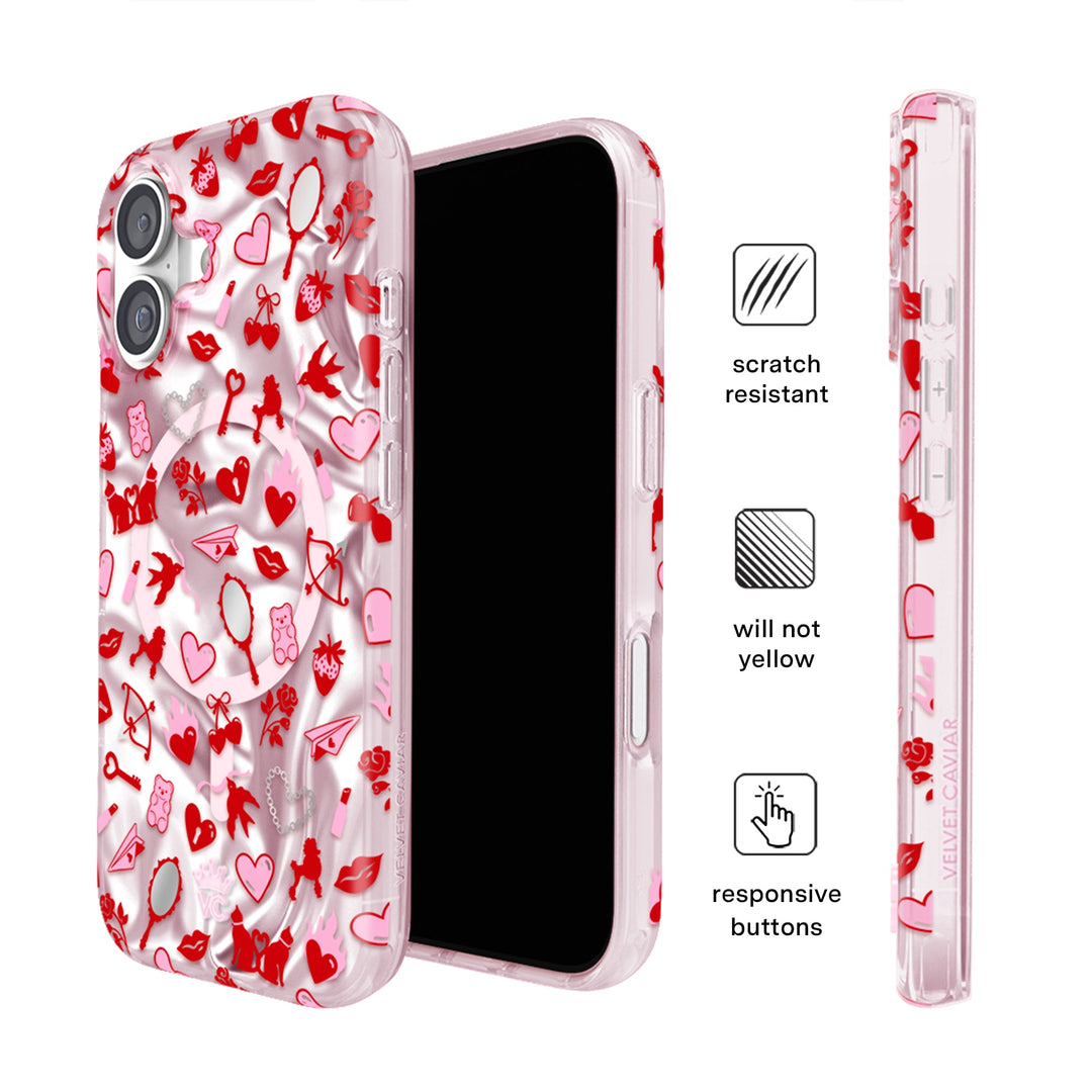 Lover Girl Holo iPhone Case – Luxury Aesthetic Phone Cover