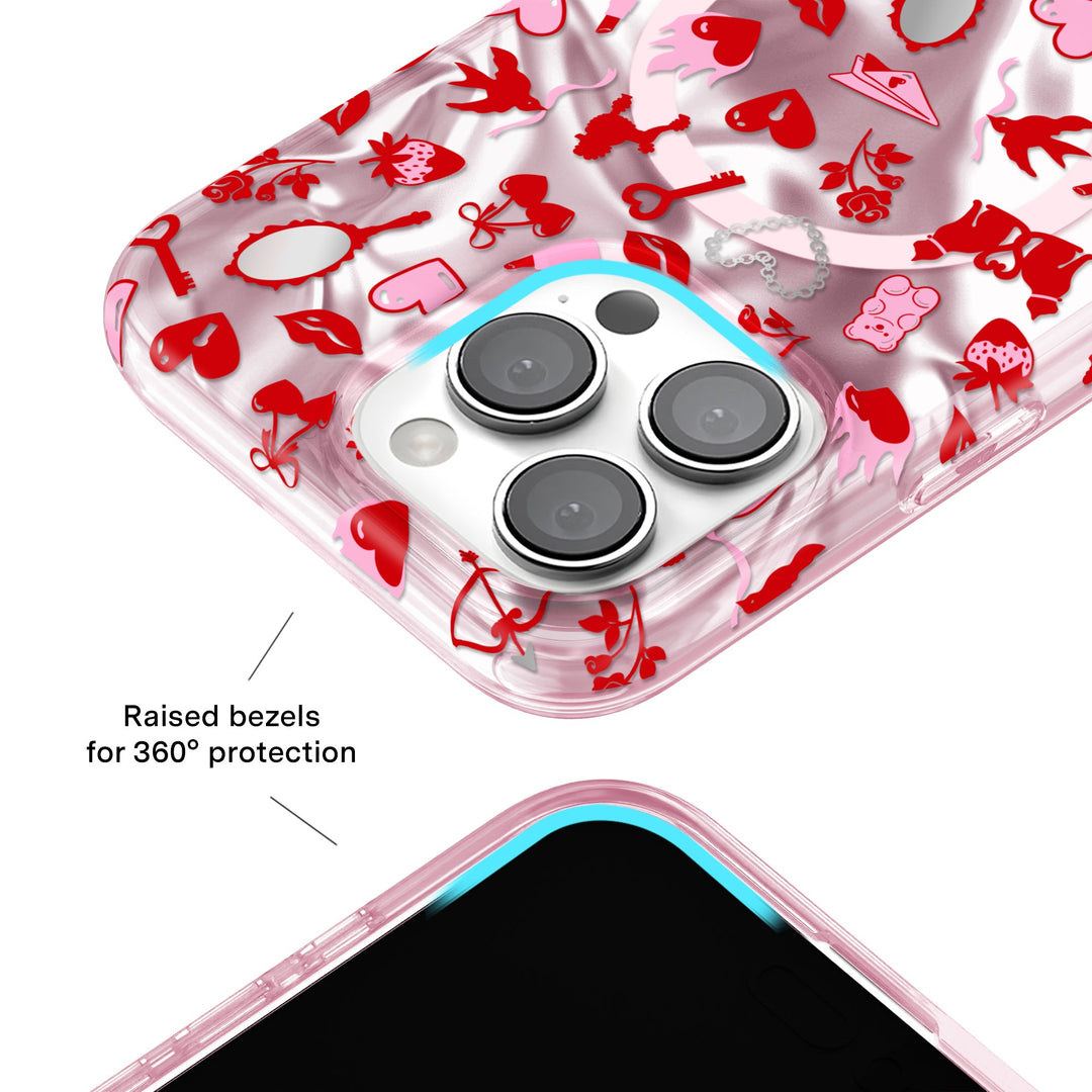 Lover Girl Holo iPhone Case – Luxury Aesthetic Phone Cover