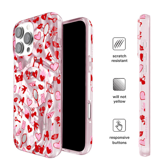 Lover Girl Holo iPhone Case – Luxury Aesthetic Phone Cover
