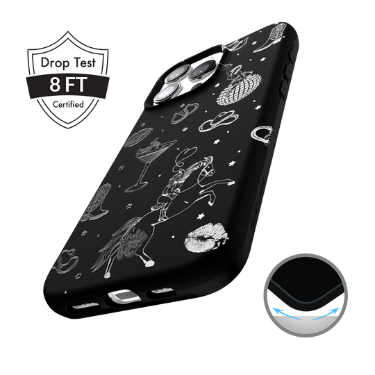 Disco Cowgirl iPhone Case – Trendy Protective Phone Cover