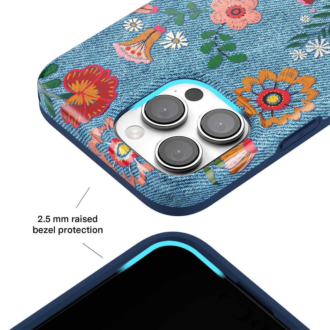 Groovy Floral iPhone Case – Luxury Aesthetic Phone Cover