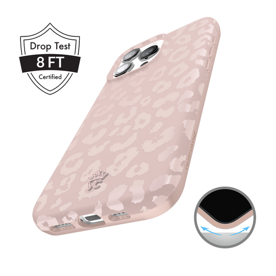 Nude Leopard iPhone Case – Trendy Protective Phone Cover