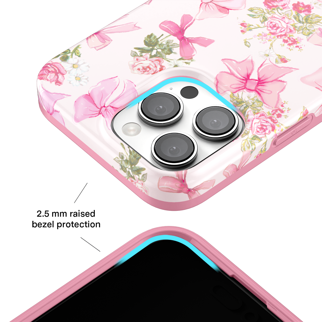 Posie Pink Bow iPhone Case – Cute Aesthetic Phone Cover