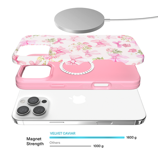 Posie Pink Bow iPhone Case – Cute Aesthetic Phone Cover