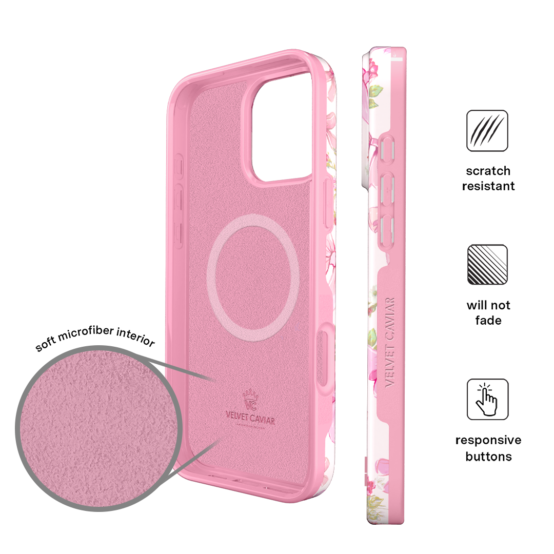 Posie Pink Bow iPhone Case – Cute Aesthetic Phone Cover