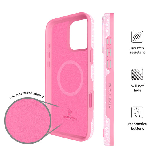 Strawberry Macaron iPhone Case – Chic Designer-Style Phone Cover