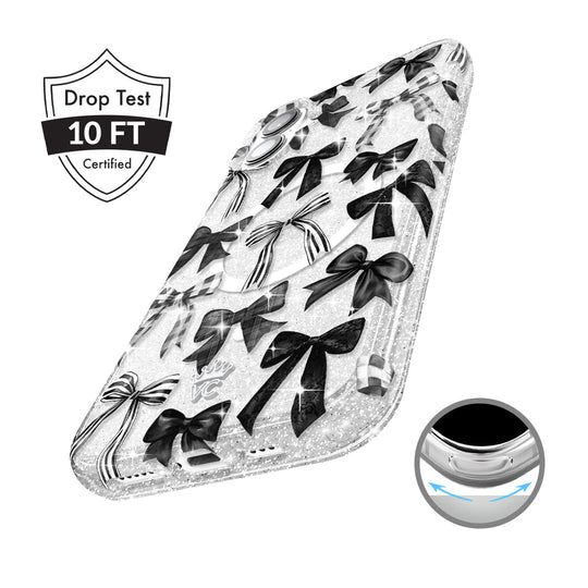 Gothic Bows iPhone Case – Trendy Protective Phone Cover
