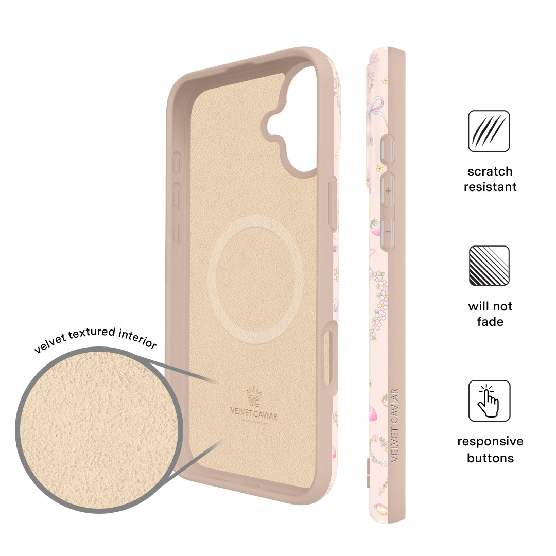 Bunnies & Bows iPhone Case – Trendy Protective Phone Cover
