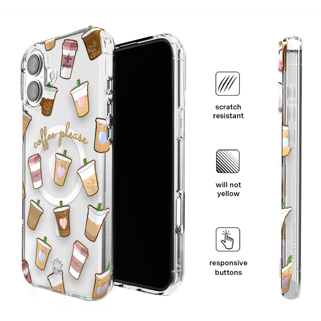 Coffee First iPhone Case – Stylish Slim Phone Cover