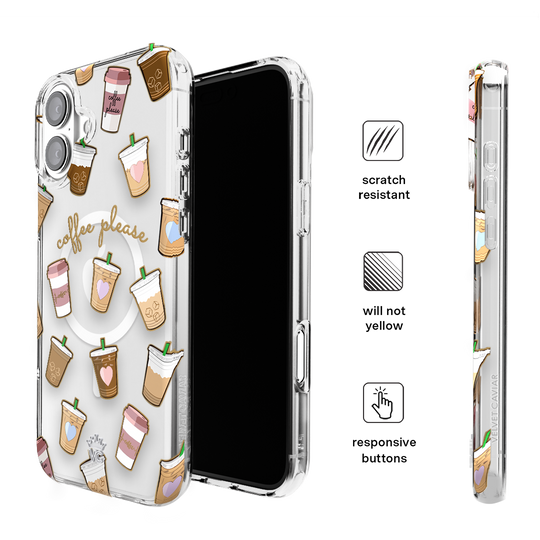 Coffee First iPhone Case – Stylish Slim Phone Cover