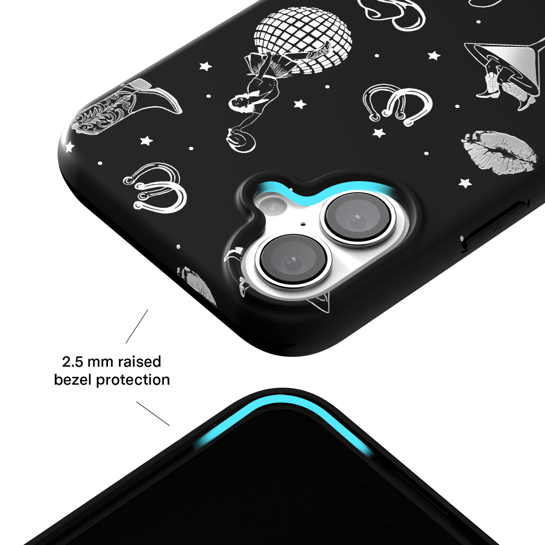 Disco Cowgirl iPhone Case – Trendy Protective Phone Cover