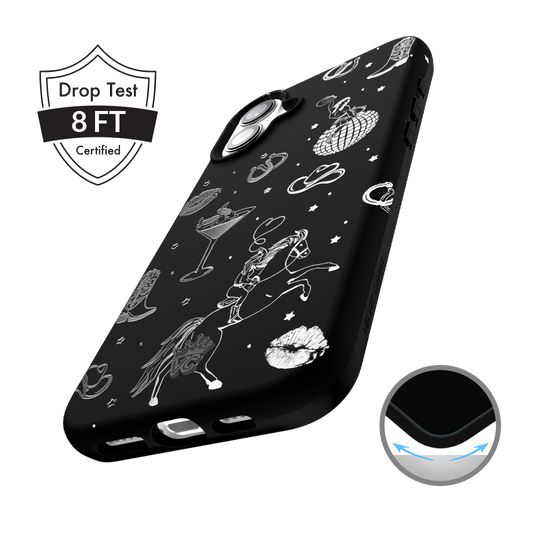 Disco Cowgirl iPhone Case – Trendy Protective Phone Cover