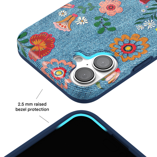 Groovy Floral iPhone Case – Luxury Aesthetic Phone Cover