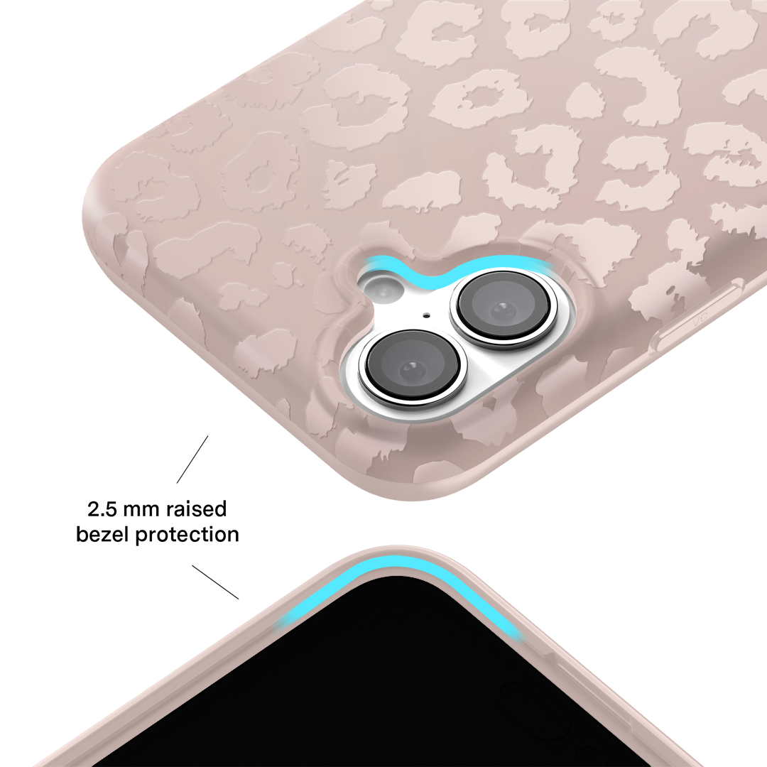 Nude Leopard iPhone Case – Trendy Protective Phone Cover